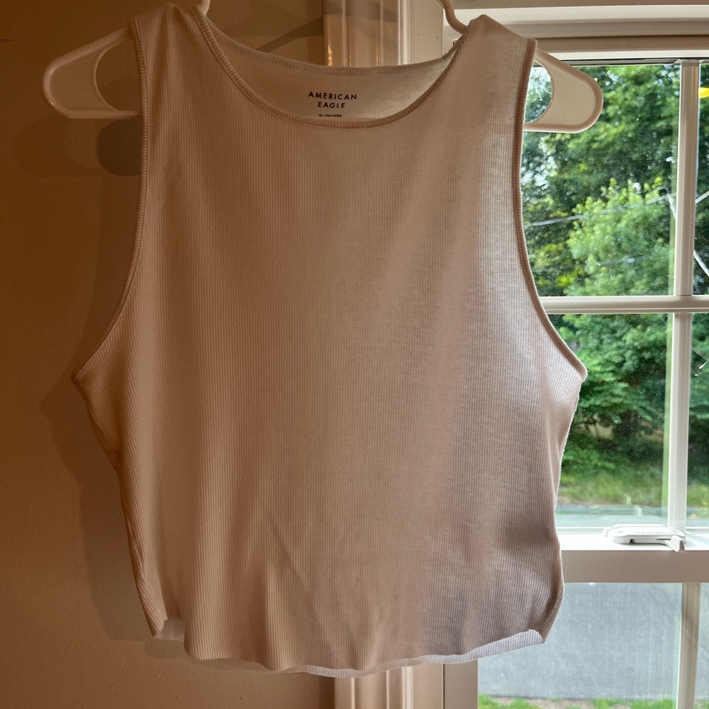 American Eagle Outfitters White Tank Top
